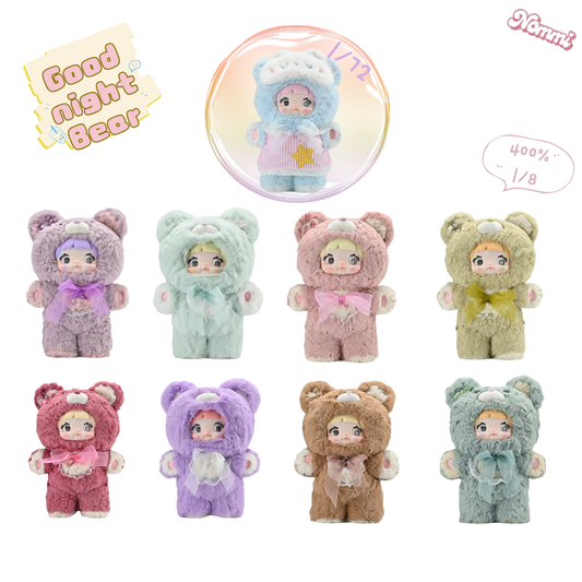 Nommi-Good night，Bear 400% Series plush blind box