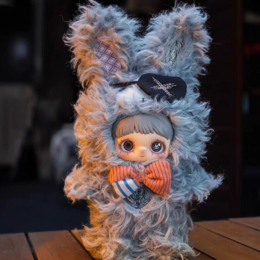 Maymei Dark Forest Series blind box collection featuring spooky and cute plush characters.