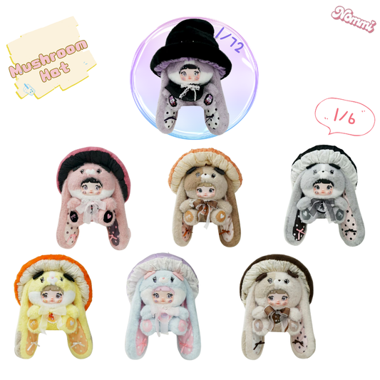 Nommi-Mushroom Hat 400% Series plush blind box