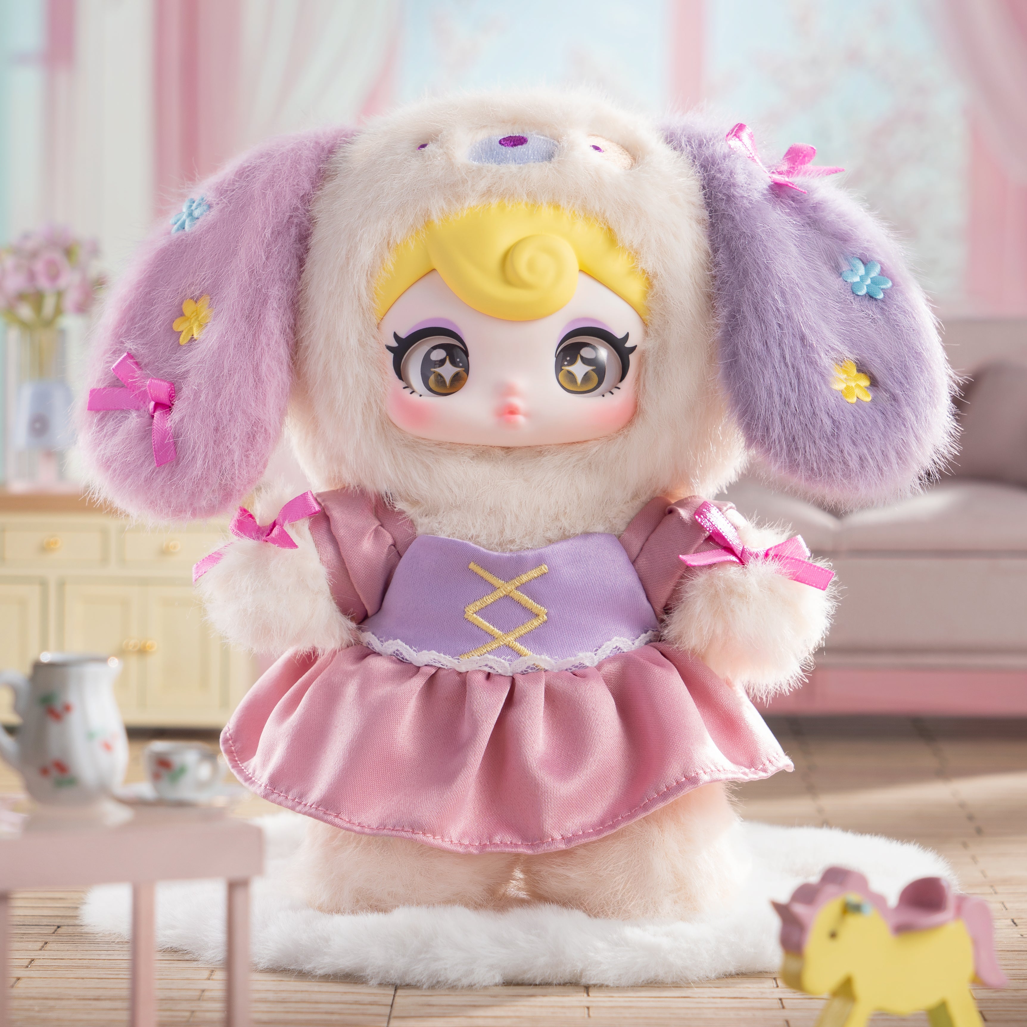 Sunycoco Blind Box featuring various dolls from the Rebellious Sweetheart Series, showcasing unique styles and playful designs.